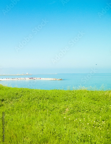 Beautiful coast of Black Sea. Romania.