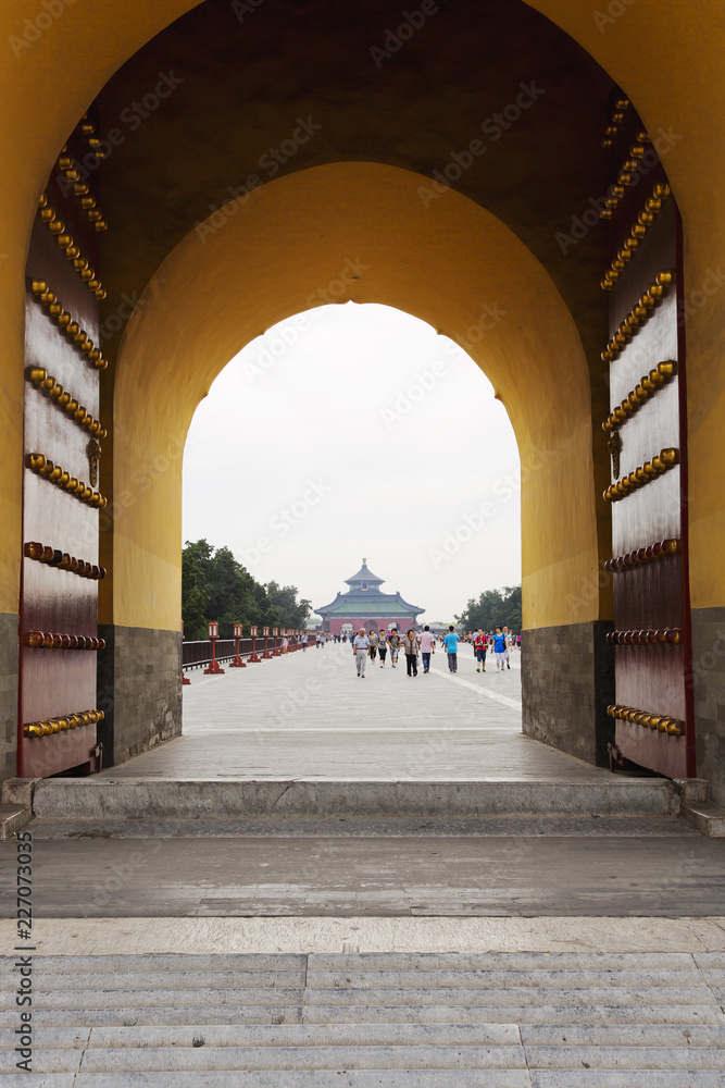 Fototapeta premium Beautiful view of the Temple of Heaven in Beijing, China