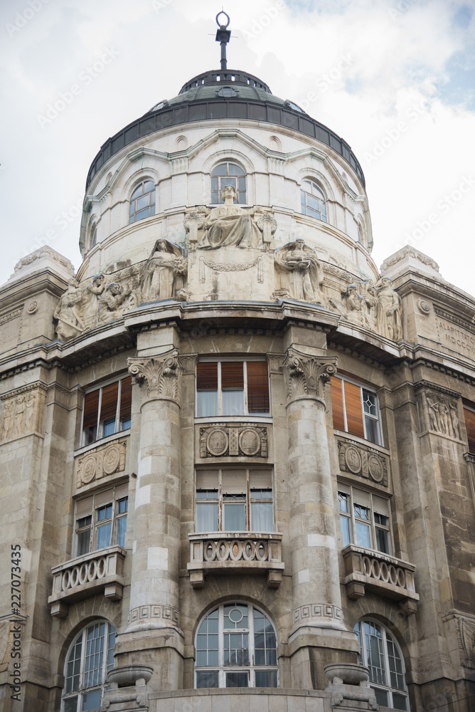 Detail of generic architecture in Budapest - Hungary