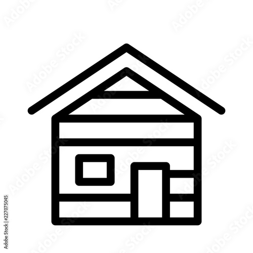 Cabin Germany German Nation Holiday vector icon
