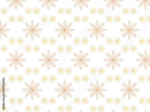 Linear vector pattern  repeating petals
