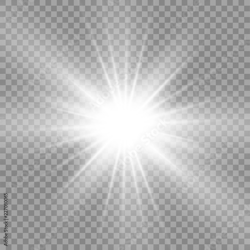 Light flare special effect. Illustration.