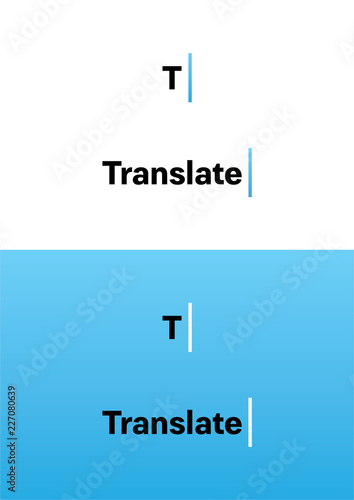 Translate logo template.