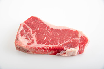 Fototapete Steakhouse New York Strip Steak am Knochen  © ahirao