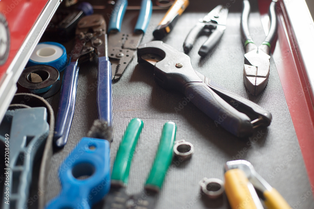 Fototapeta premium A pile of tools