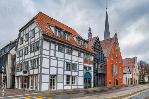 Street in Lemgo, Germany