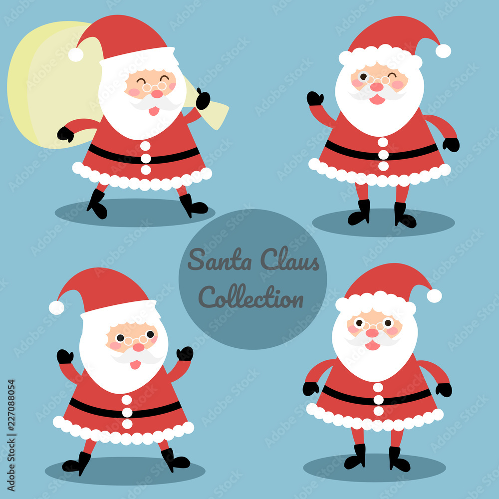 Cute santa claus collection Cute santa claus collection