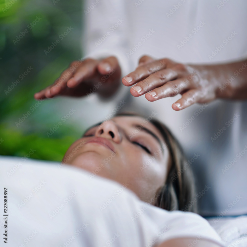 Reiki Healing Session With Teenage Girl Reiki Healing Session With Teenage Girl