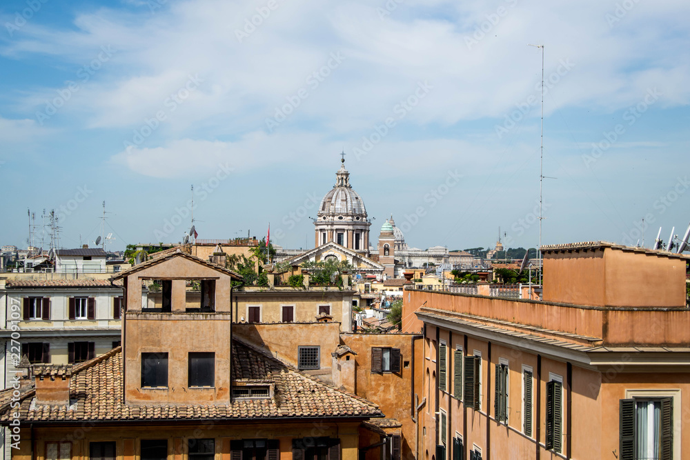 Overlook of the city of Rome