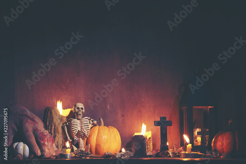 Halloween night background ...