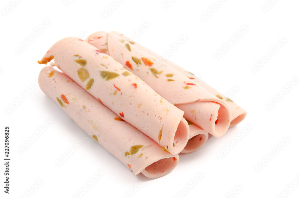 Schinkenwurst mit Paprika Schinkenwurst mit Paprika