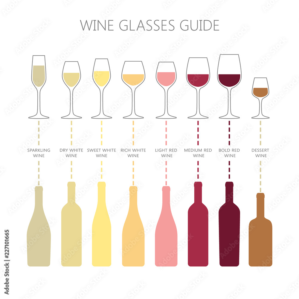 Types of Wine Bottles (infographic)