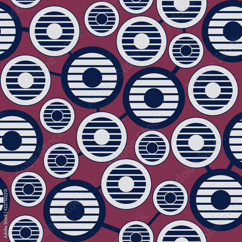 Seamless vector pattern in retro style. Suprematism