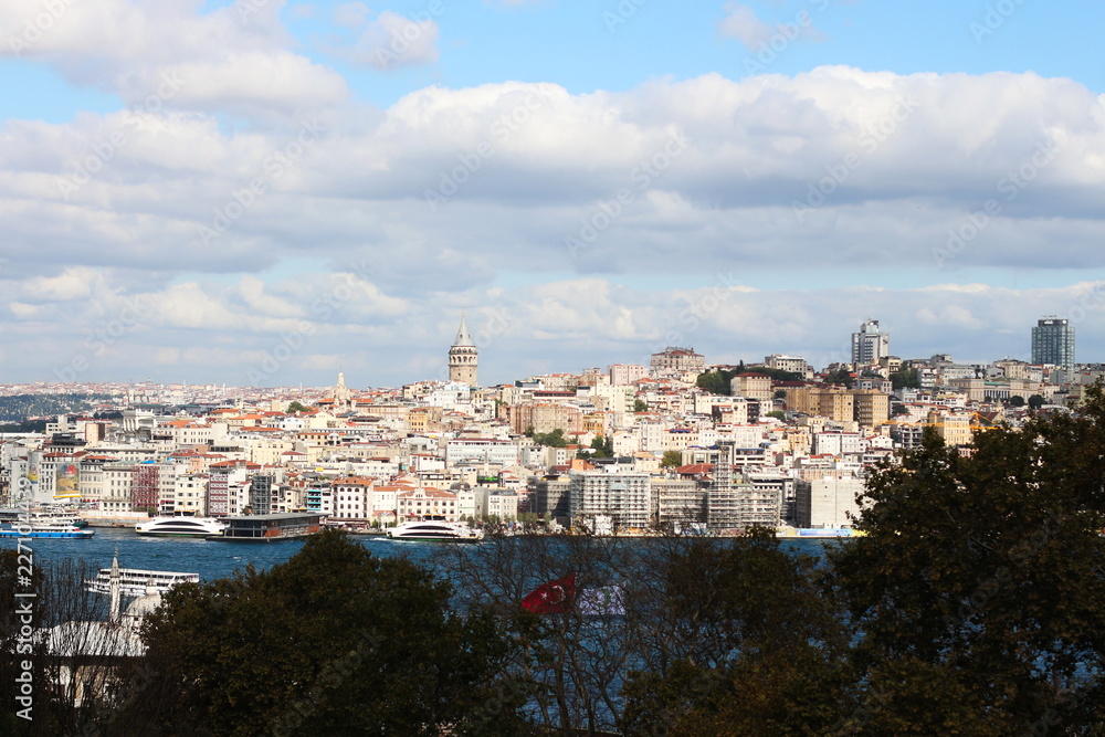 panoramic view of the istanbul panoramic view of the istanbul