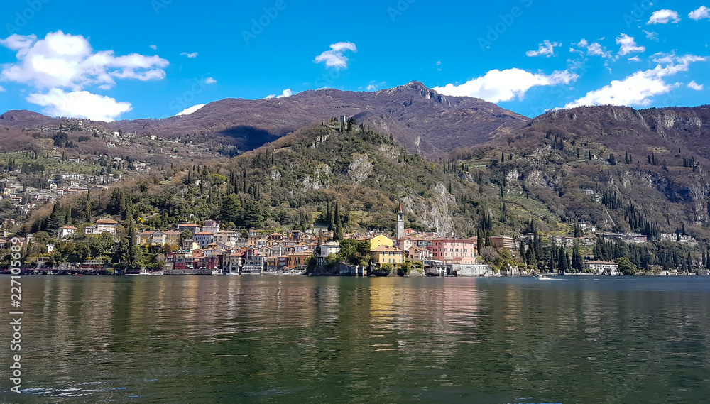 View on the quiet Varenna, Italy