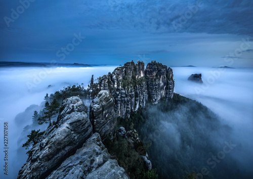 Foto Schrammsteinaussicht Saxon Switzerland