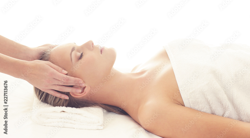 Healthy and Beautiful Woman in Spa. Recreation, Energy, Health, Massage and Healing. Healthy and Beautiful Woman in Spa. Recreation, Energy, Health, Massage and Healing.