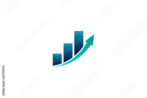 Business Finance Bar Profit Vector illustration