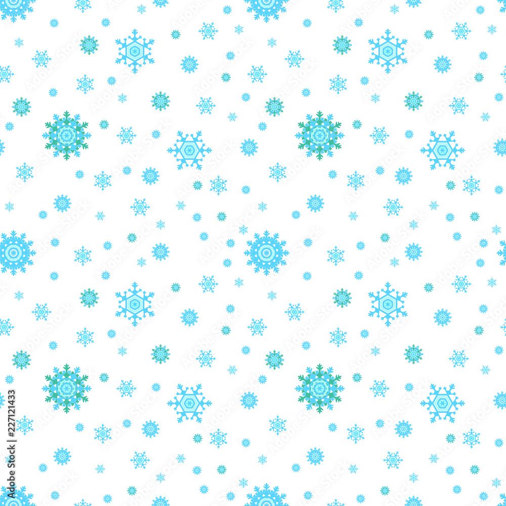 Snowflake simple seamless pattern Snowflake simple seamless pattern