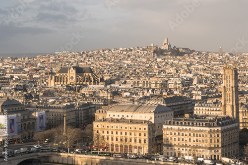 View of paris from notre dame Cathedral © PlinioMarcos