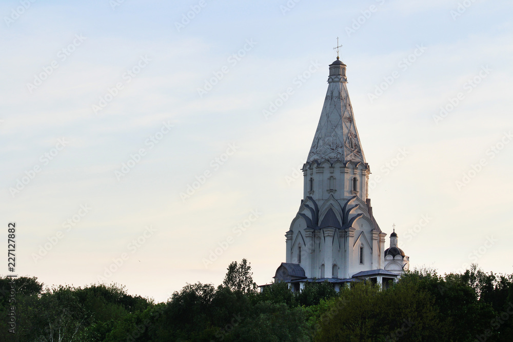 Church of the Ascension, Kolomenskoye at sunset, Moscow