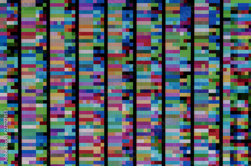 Pixel pattern of a digital glitch / Abstract background, pattern of a digital glitch.