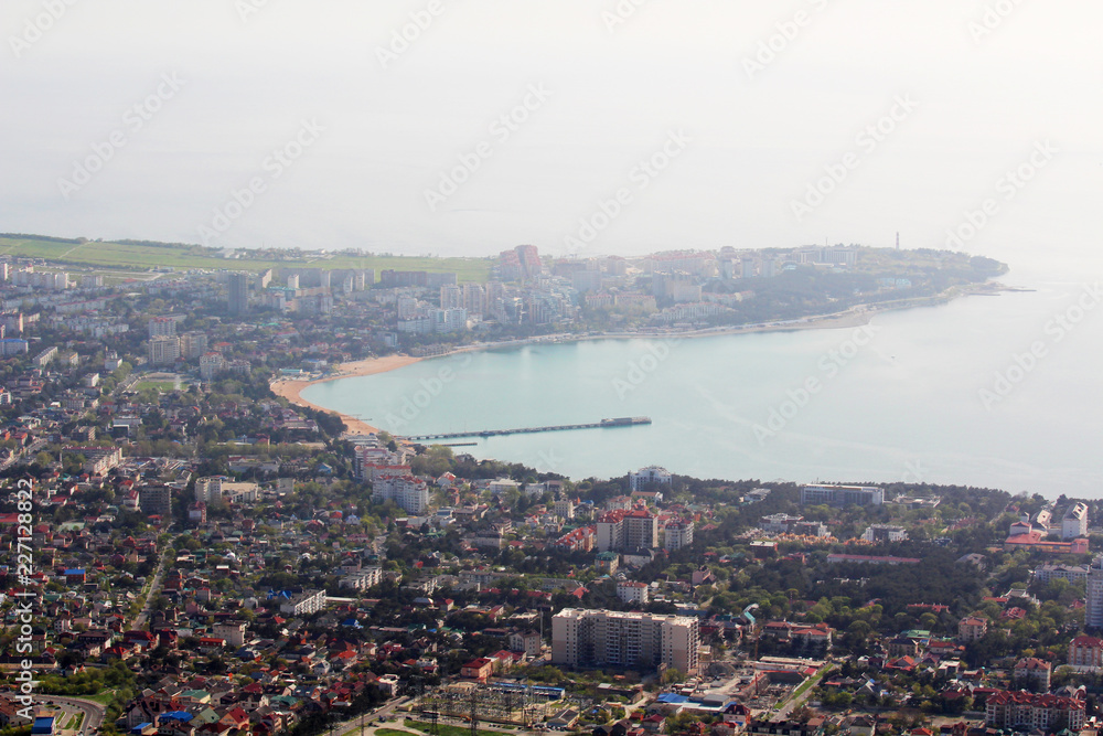 Naklejka premium The panorama of Gelendzhik, Russia