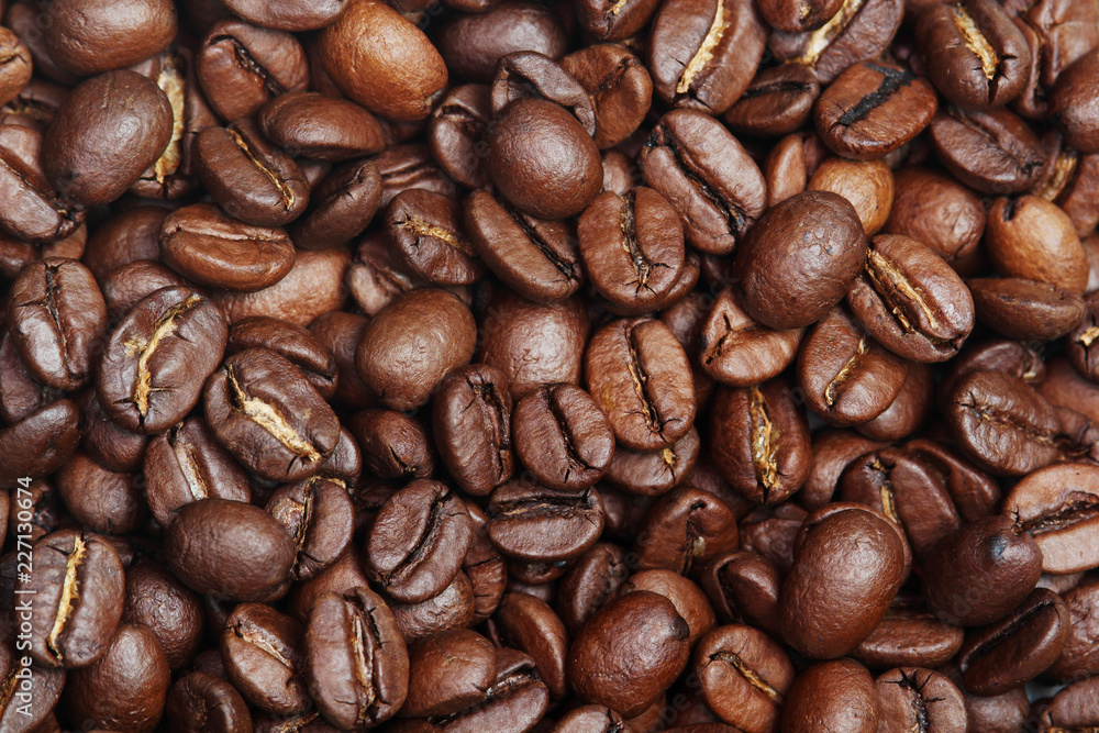 Coffee beans texture Coffee beans texture