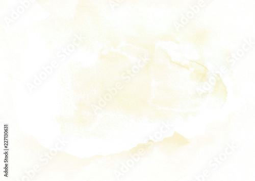 Light vanilla color background. Beautiful abstract watercolor canvas for design, invitations, postcards, text and congratulations
