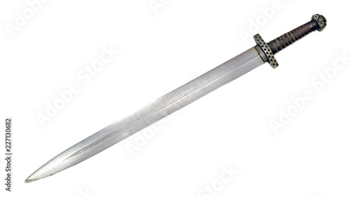 Fotografiet Medieval sword isolated