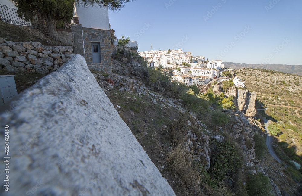 Comares cityscape. Andalusia, Spain. Panoramic view
