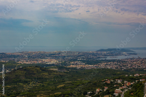 Panorama View of Split, Croatia