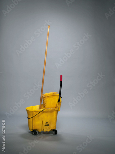 Commercial mop bucket