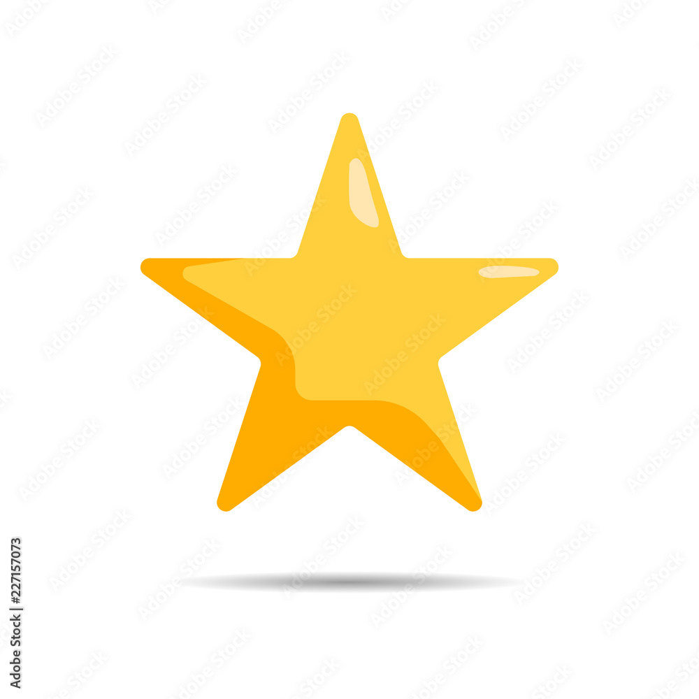 Star icon vector. Classic rank isolated. Trendy flat favorite design. Star web site pictogram, mobile app Star icon vector. Classic rank isolated. Trendy flat favorite design. Star web site pictogram, mobile app