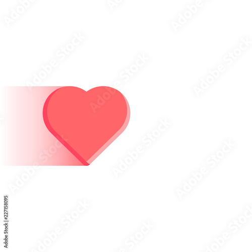 Free Download heart icon. flat design isolated on white. vector - GFXLoad