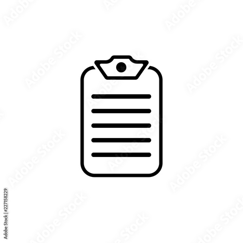 checklist design icon. Vector flat style symbol.