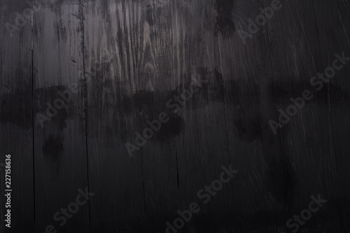 black table wood background