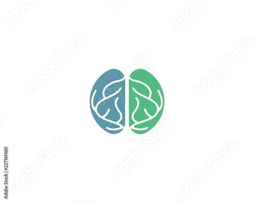 Brain logo illustration