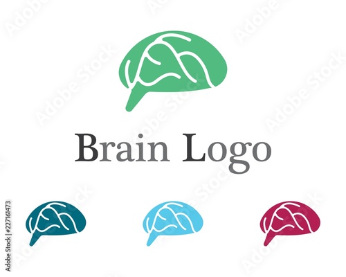 Brain logo illustration