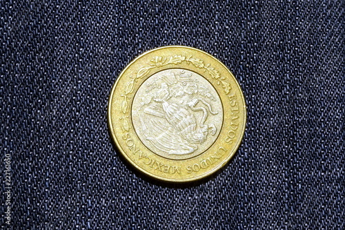 Money of Mexico. Coin 10 pesos