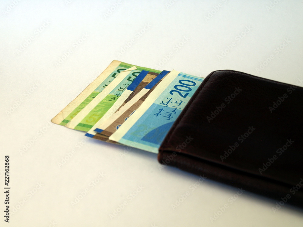 Shekels, money of Israel 200 (two hundred) new shekels bills,50