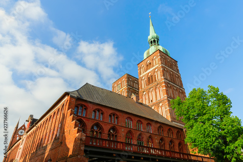 St Nicolas Church in the UNESCO protected old town of Stralsund, Germany
