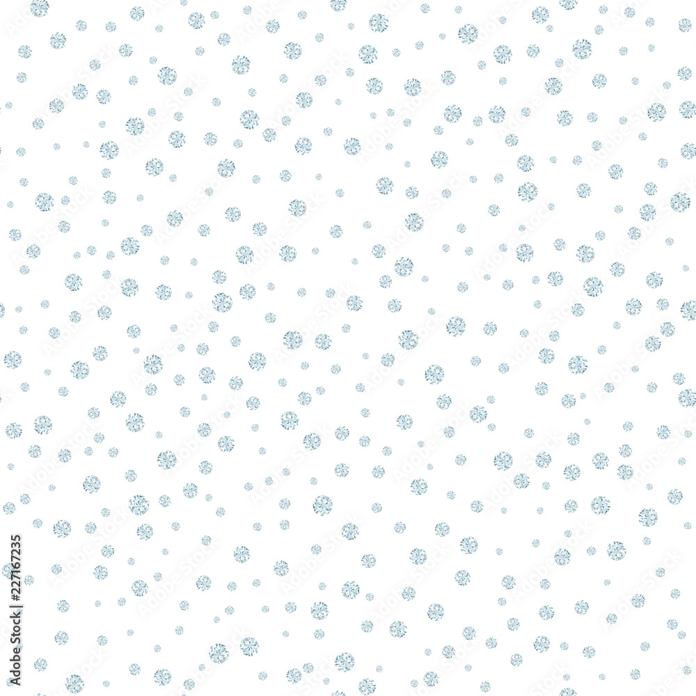 Polka dots silver glitter seamless pattern. Polka dots silver glitter seamless pattern.