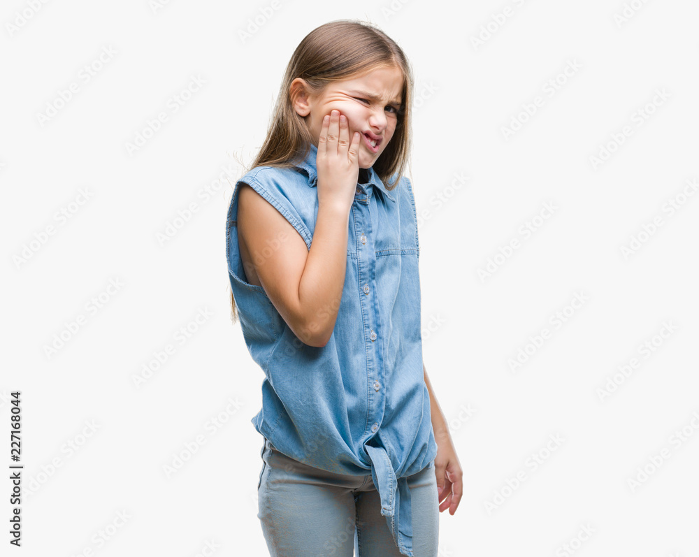 Young beautiful girl over isolated background touching mouth with hand with painful expression because of toothache or dental illness on teeth. Dentist concept. Young beautiful girl over isolated background touching mouth with hand with painful expression because of toothache or dental illness on teeth. Dentist concept.