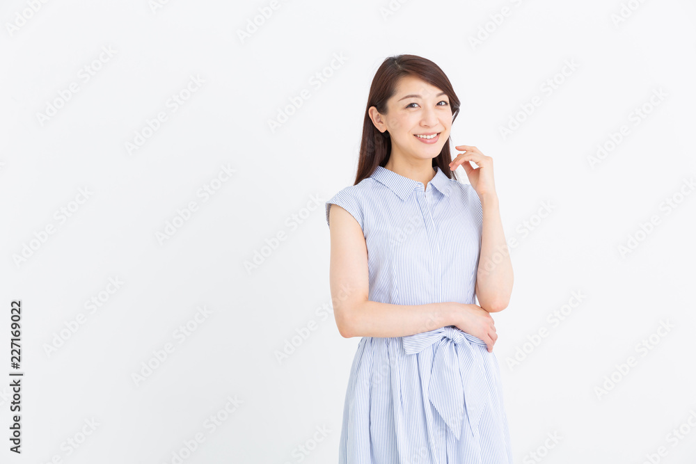 笑顔の女性 笑顔の女性