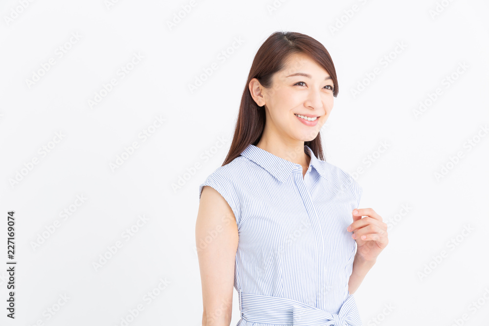 笑顔の女性 笑顔の女性