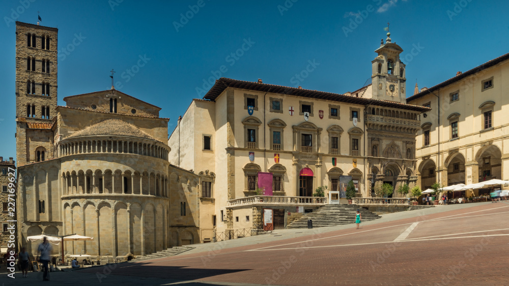 Main square of Arezzo