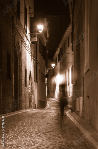 Night walk in Osimo