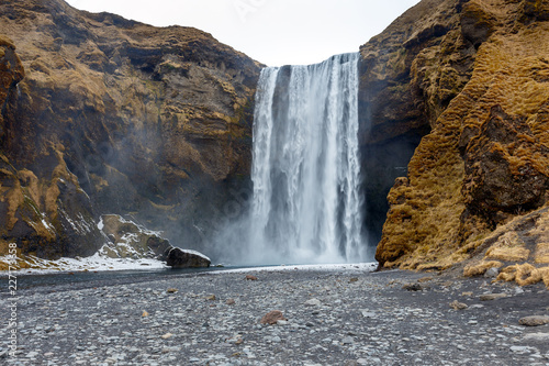 Fototapeta Naklejka Na Ścianę i Meble -  Skogafoss waterfall, Iceland.
