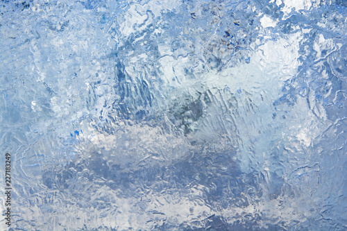 The texture of the ice. The...